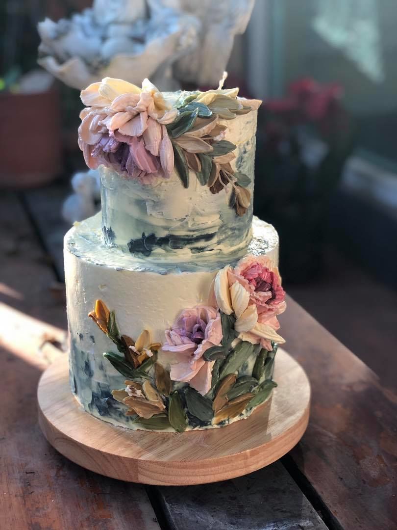 Dort zdobený špachtlováním